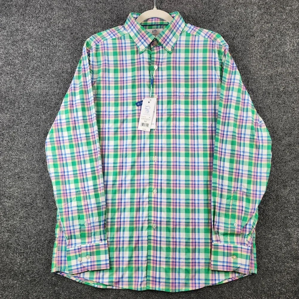Southern Tide Intercoastal Men Coastal Preppy Country Club Shirt Size M NWT - Picture 2 of 13